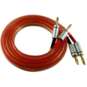 バナナプラグ ×2 ⇔ バナナプラグ ×2 金メッキ 純銅 接続 ケーブル 1.5m 送料無料