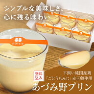あづみ野プリン 6個入（カスタード）送料無料 プリン ホワイトデー お返し チョコ以外 長野県 安曇野 あ…