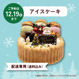 【 クリスマスアイスケーキ】5号 クリスマスケーキ アイスケーキ クリスマス 予約 送料無料 子供 抹茶 きいちご ギフト 誕生日 大人 かわいい インスタ映え プレゼント 冷凍 5号 4〜6人