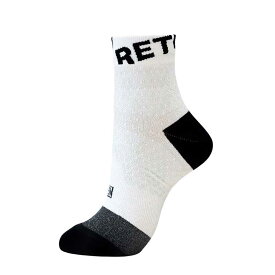 RETO RUNNING SOCKS BIGLOGO レト ランニングソックス ビッグロゴ ホワイト IDATEN コラボ(retorunbigwht)