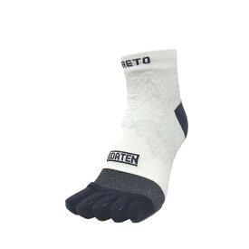 RETO 5 FINGER RUNNING SOCKS レト ランニングソックス 5本指 ホワイト IDATEN コラボ(retorun5wht)