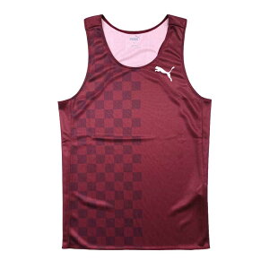 PUMA SINGLET HF CHECKER exclusive RCPX|[cIWi VObg v[} YjOEFA wpum(pumrt202452) rtank