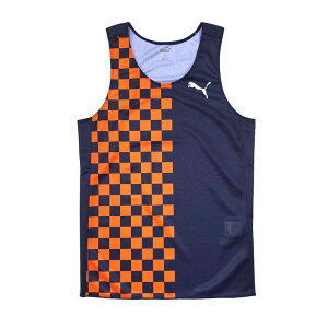 PUMA SINGLET HF CHECKER exclusive コイケスポーツオリジナル シングレット プーマ メンズランニングウェア wpum(pumrt202455) rtank