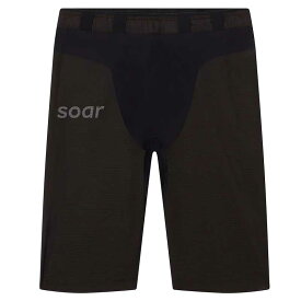 SOAR Running Mens Marathon Speed Shorts Black メンズランニングウェア 2024SS wso(ss2mblack)
