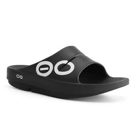 【最短即日発送】ウーフォス OOFOS リカバリーサンダル OOahh Sport-Black/White ooahhsp blkwht 正規品 slide(050051182)