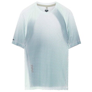 SOAR Running Mens Printed Tech T Grey Sage Dots�����Y�����j���O�E�F�A 2026SS wsom(ss26st3mgreysagedots)