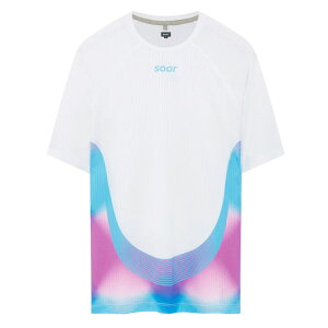 SOAR Running Mens RACE TEE White Magenta Blue �����Y�����j���O�E�F�A 2026SS wsom(ss26st9mwhimag)