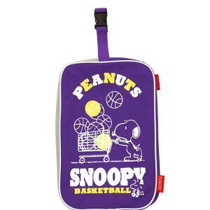 BALLLINE ボールライン スヌーピー PEANUTS シューズケース バスケットボール 2025FW wba(pnua0037purple)