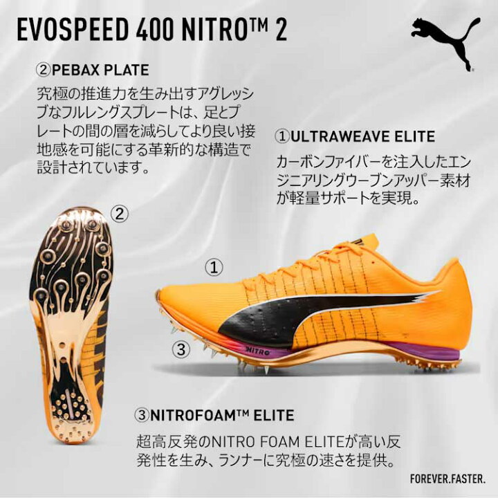 楽天市場】プーマ エヴォスピード 400 ニトロ エリート 2 PUMA 