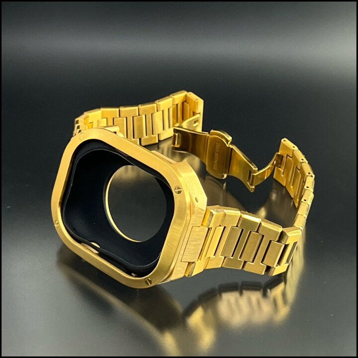 楽天市場】ゴールド ウルトラ 49mm 動画 アップルウォッチ ステンレス 