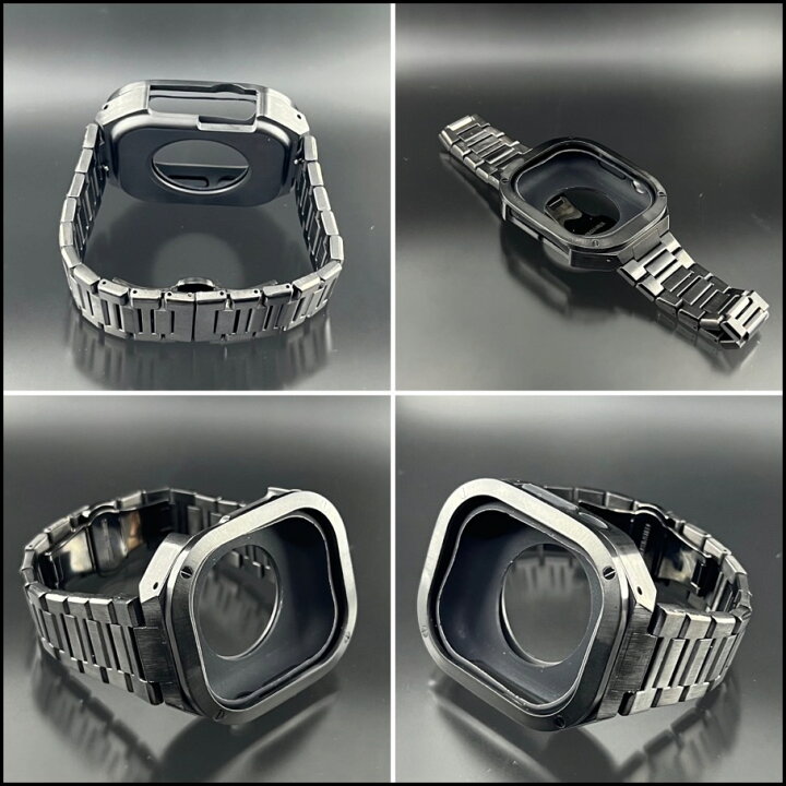 楽天市場】ブラック ウルトラ 49mm 動画 アップルウォッチ ステンレス  