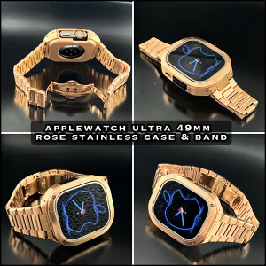 ���[�Y �E���g�� 49mm ���� �A�b�v���E�H�b�` �X�e�����X �x���g �o���h �J�X�^�� �P�[�X applewatch �A�b�v���E�H�b�`�p �v���[���g ULTRA