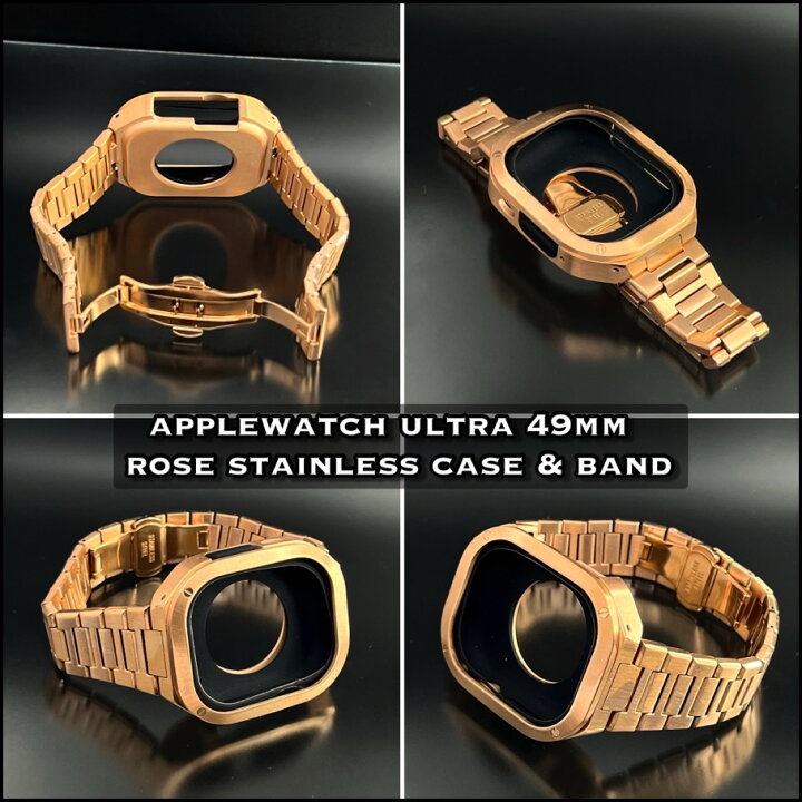 楽天市場】ローズ ウルトラ 49mm 動画 アップルウォッチ ステンレス 