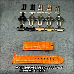 �I�����W �ɑ� �{�v ���v �x���g �o���h �n�C�G���h�o�b�N�� �t�� �p�l���C panerai ���O��24mm ���O��22mm �X�e�����X�`���[�u���� �X�g���b�v