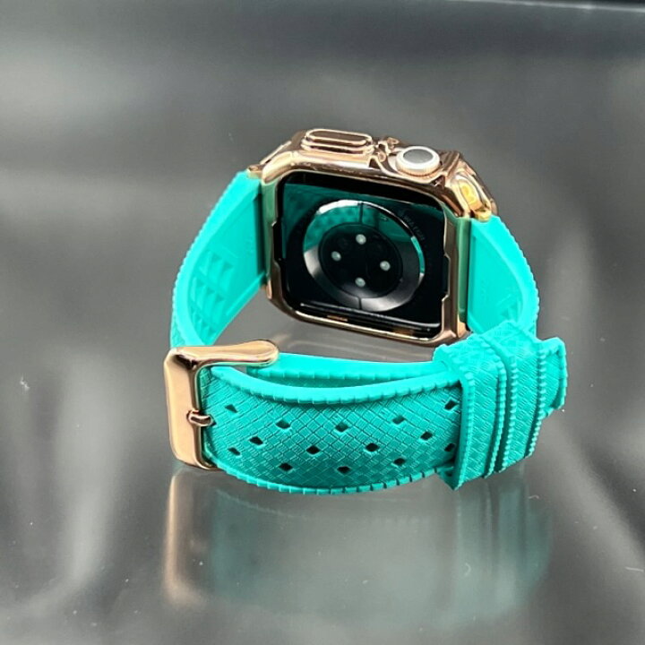 楽天市場】アップルウォッチ ローズ クローム TPUケース ティファニー  