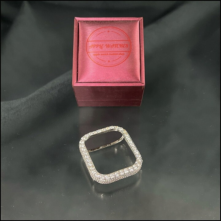 楽天市場】41mm 45mm AA1 シルバー CZ カスタムダイヤモンド 