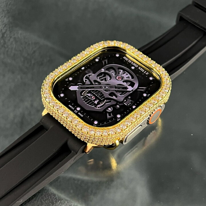 楽天市場】ゴールド 49mm ウルトラ ULTRA アップルウォッチ type01 CZ  