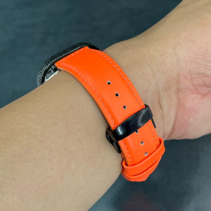 楽天市場】アップルウォッチ ブラック cz ダイヤモンド ベゼル 本革  