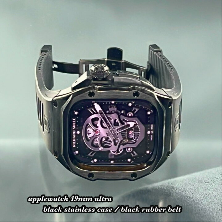 楽天市場】ウルトラ 49mm 動画 アップルウォッチ ブラック ステンレス  