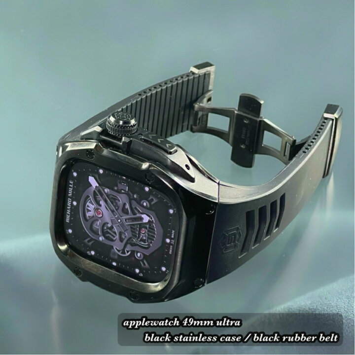 楽天市場】ウルトラ 49mm 動画 アップルウォッチ ブラック ステンレス 