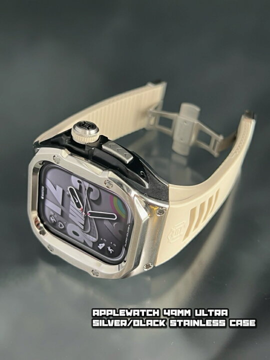 楽天市場】ウルトラ 49mm 動画 アップルウォッチ シルバー ステンレス  