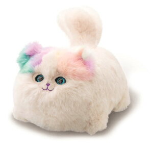 【新品未開封品 大特価品】ニャンだきみは!? かわいい 猫 ぬいぐるみ お人形 動物 ふわふわ もふもふ 真似 まねっこ しっぽ ふりふり キュート 声 音 サウンド ロボット 動く おもちゃ こ