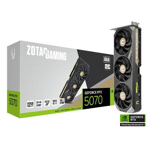 OtBbN{[h ZOTAC GAMING GeForce RTX 5070 SOLID OC ZT-B50700J-10P NVIDIA/GeForce RTX 5070 4580624813942
