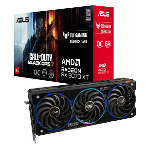 �O���t�B�b�N�{�[�h ASUS TUF Gaming Radeon RX 9070 XT COD BO7 Special Edition TUF-RX9070XT-O16G-COD-BO7 0199291302266