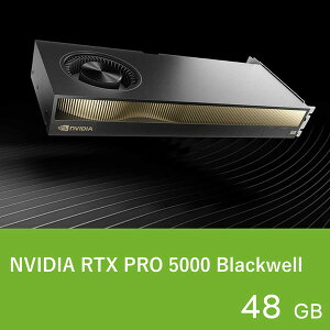 NVIDIA �O���t�B�b�N�{�[�h NVIDIA RTX PRO 5000 Blackwell PCIe 5.0 x16 DisplayPort 2.1b x4 ������:GDDR7/48GB �ő����d��:300W�y������s�z 4560152389980
