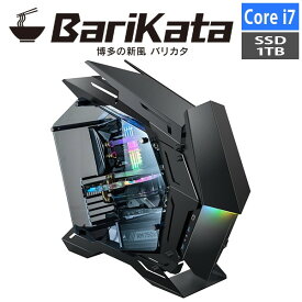 【雅14th】 ゲーミングPC Corei7-14700K/メモリ:32GB RGB/SSD:1TB Gen4/850W Barikata RAIZAN-426257 BTOパソコン ゲーミングデスクトップパソコン 新品 7777-RAIZAN-426257