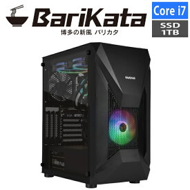 ゲーミングPC Corei7-14700/メモリ:16GB/SSD:1TB NVMe/750W Barikata Barikata-428039 BTOパソコン ゲーミングデスクトップパソコン 新品 7777-Barikata428039-0105