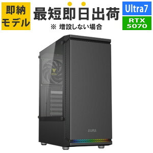 �yRTX5070�z�y�ŒZ�����o�ׁz�Q�[�~���OPC CoreUltra7 265/������:16GB/SSD:2TB Gen4/750W/GeForce RTX5070 12GB Barikata Katamen-448372 BTO�p�\�R�� �Q�[�~���O�f�X�N�g�b�v�p�\�R�� �V�i 7777-Katamen448372-soku
