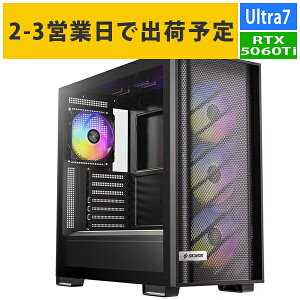 �yRTX5060Ti�z2-3�c�Ɠ��ŏo�ח\�� �Q�[�~���OPC Core Ultra7 265K/������:32GB/SSD:1TB NVMe/750W/GeForce RTX5060Ti 8GB Barikata BTO�p�\�R�� �Q�[�~���O�f�X�N�g�b�v�p�\�R�� �V�i OnlineGamers-448419