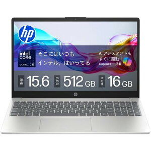 �m�[�g�p�\�R�� HP / 15-fd BJ0M7PA-AAAE �i�`�������V���o�[ (15.6 Core Ultra 5 125H ������16GB SSD512GB Windows 11 WPS Office) �y�L�����Z���s�E�k�C�����ꗣ���z���s�z 0057-4527607042173-ds