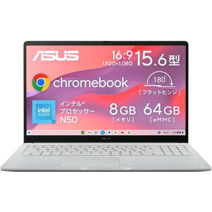 �m�[�g�p�\�R�� ASUS / Chromebook �N���[���u�b�N CX1505CTA-S70284 �s���A�O���[ (15.6�C���` �C���e�� N50 8GB ������ 64GB eMMC) �y�L�����Z���s�E�k�C�����ꗣ���z���s�z 0057-0199291272002-ds