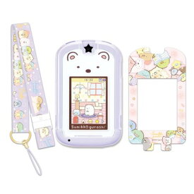 カードできせかえ！すみっコぐらしphone with U 電子玩具 スマホ 子ども用スマホ 子ども携帯 かわいい 人気 プレゼント 簡単 着せ替え 持ち歩き アプリ おもちゃ こども 子供 ゲーム 6歳から -お取り寄せ-【キャンセル不可・北海道沖縄離島配送不可】 0389-4979750814662-ds