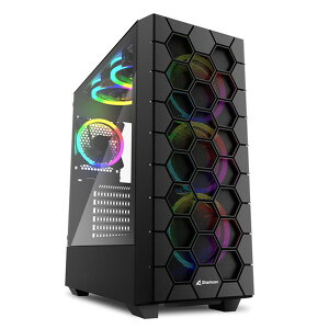 Sharkoon P[X RGB Hex  Mini-ITX, Micro-ATX, ATXyLZsEkCꗣzsz-񂹕i- 4044951037551-ds