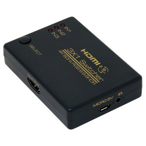 AINEX �A�C�l�b�N�X MSW-03A HDMI�ؑ֊� 3���́�1�o�� �Z���N�^�[ �ő�4K (3840×2160)/60Hz�Ή� �p�\�R�� PC�y�L�����Z���s�E�k�C�����ꗣ���z���s�z -������- 4562412839983-ds