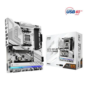 ASRock �}�U�[�{�[�h X870 Pro RS AMD AM5 ATX DDR5 USB4 PCIe 5.0 �}�U�{ �A�X���b�N �y�L�����Z���s�E�k�C�����ꗣ���z���s�z 4710483949326-ds
