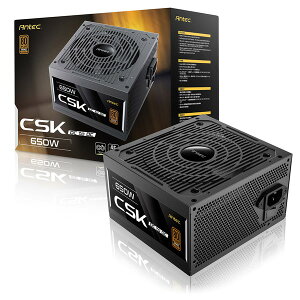 ANTEC �d�����j�b�g CSK650DC / ATX 80PLUS BRONZE �F�� 120mm�t�@������ �m�����W�����[�i���t���j�����d�� ���s140mm �R���p�N�g �y�L�����Z���s�E�k�C�����ꗣ���z���s�z 0761345201094-ds