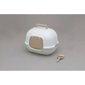 アイリスオーヤマ 脱臭ワイド猫トイレ WNT-510 ホワイト 0501-4967576377942-ds -お取り寄せ品-
