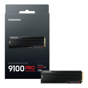 Samsung SSD q[gVNf PCIe 5.0 x4 NVMe M.2 SSD 9100 PRO with Heatsink 1TB MZ-VAP1T0C-IT TX yLZsEkCꗣzsz-- 4560441099903-ds