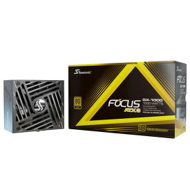 Seasonic PC電源 FOCUS GX-1000 ATX3 (V4) SRP-FGX102-A5A32SF 1000W 80PLUS GOLD認証 ATX/EPS対応 ブラック 【キャンセル不可・北海道沖縄離島配送不可】 4711173878421-ds