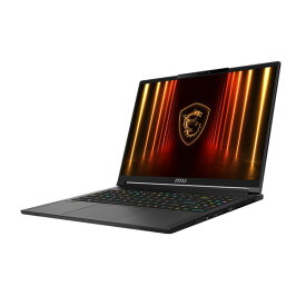 MSI ゲーミングノートパソコン Stealth-A16-AI+A3HWHG-6459JP Copilot+ PC 16インチ WQXGA グレア 240Hz OLED（有機EL） Ryzen AI 7 350 GeForce RTX 5070Ti Laptop メモリ:32GB SSD:1TB DisplayHDR True Black 600 Windows 11 Pro 4711377301855-ds