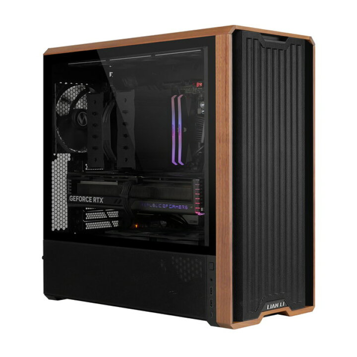 楽天市場】LIAN LI PCケース LANCOOL 217 Black 木調デザイン 裏配線 