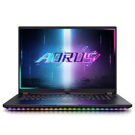 GIGABYTE ゲーミングノートパソコン AORUS MASTER 18 BYHC5JPD65JP 18インチ Intel Core Ultra 9 275HX NVIDIA GeForce RTX 5080 Laptop メモリ:32GB SSD:2TB Windows 11 Pro ギガバイト ノートPC 4719331762131-ds
