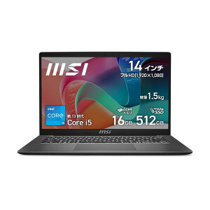 MSI rWlXm[gPC Modern-14-F13MG-5424JP 14C` tHD 60Hz Core i5-1334U Ce UHD OtBbNX :16GB SSD:512GB Windows 11 Home AvChꔄf 4711377352970-ds