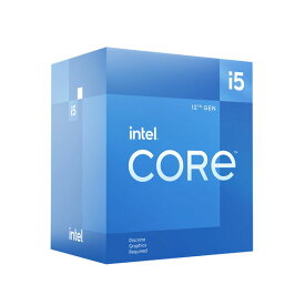 【ポイントアップで5月10日がおトク★店内全品対象】CPU intel Core i5 12400F Alder Lake 第12世代 COREI512400F BX8071512400F LGA1700 2.5GHz 6(6+0)コア/12スレッド スマートキャッシュ18M 内蔵グラフィック非搭載 TDP65W 0735858503037