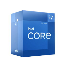 CPU intel Core i7 12700 Alder Lake 第12世代 COREI712700 BX8071512700 LGA1700 2.1GHz 12(8+4)コア/20スレッド Turbo Boost Max3.0/スマートキャッシュ25M Intel UHD Graphics 770 TDP65W 0735858503129