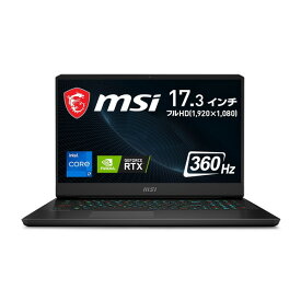 ハイスペック大画面ゲーミングノートPC MSI エムエスアイ VECTORGP76-12UGS-838JP Core i7-12700H NVIDIA GeForce RTX 3070 Ti メモリ：16GB SSD：1TB 17.3インチ Windows 11 Home リフレッシュレート360Hz液晶パネル搭載 4526541193415-ds